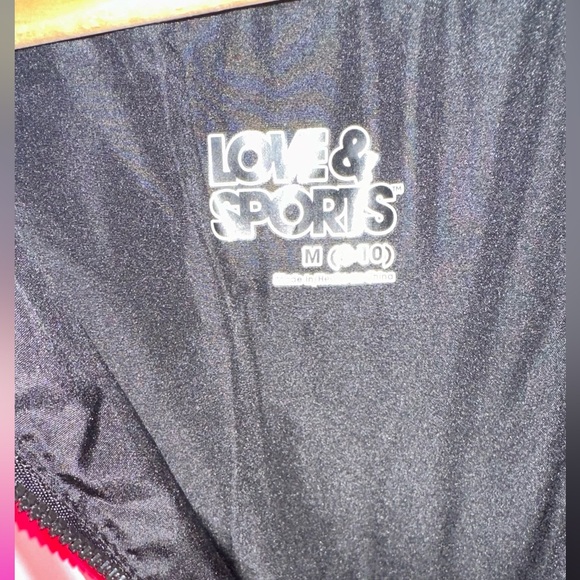 Chevron pink parka zip front Love & Sports Medium 8/10 - Picture 5 of 7